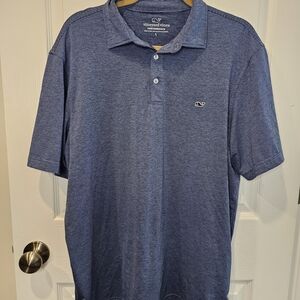 Vineyard Vines Men's Blue Polo Shirt